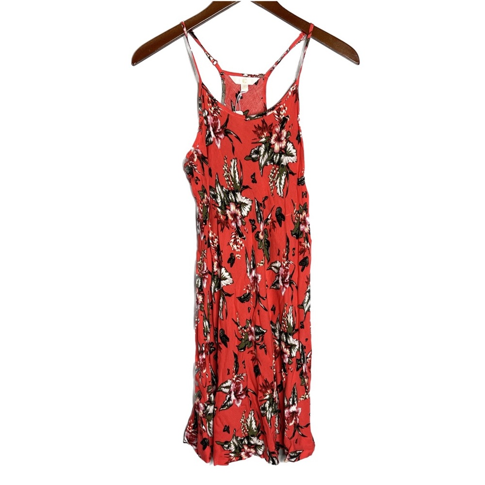 Charming Charley Flowery Orange Dress